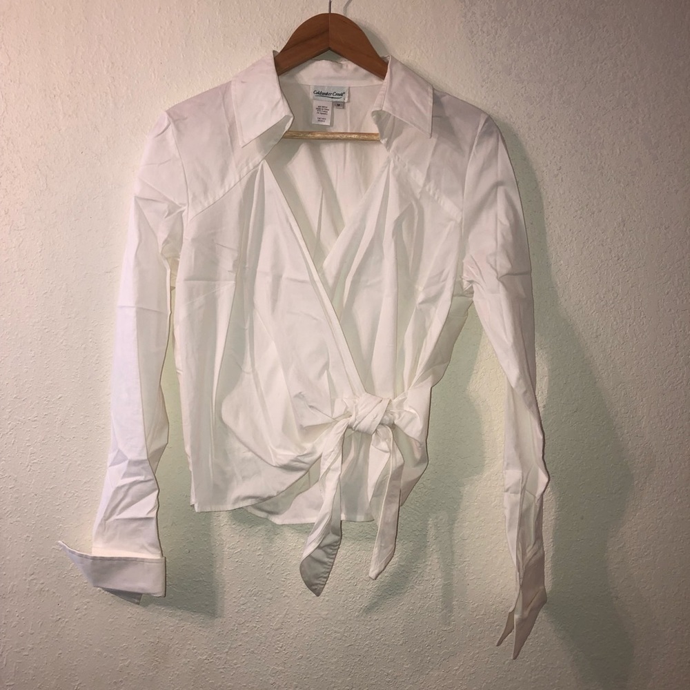 Coldwater Creek blouse that ties! Cute!!